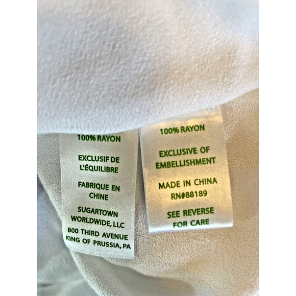 NWT Lilly Pulitzer Chai Resort White Caftan Kaftan Gold Accents Sz S/M - Picture 7 of 9